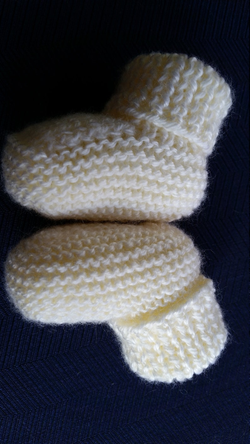 knitted baby nike booties