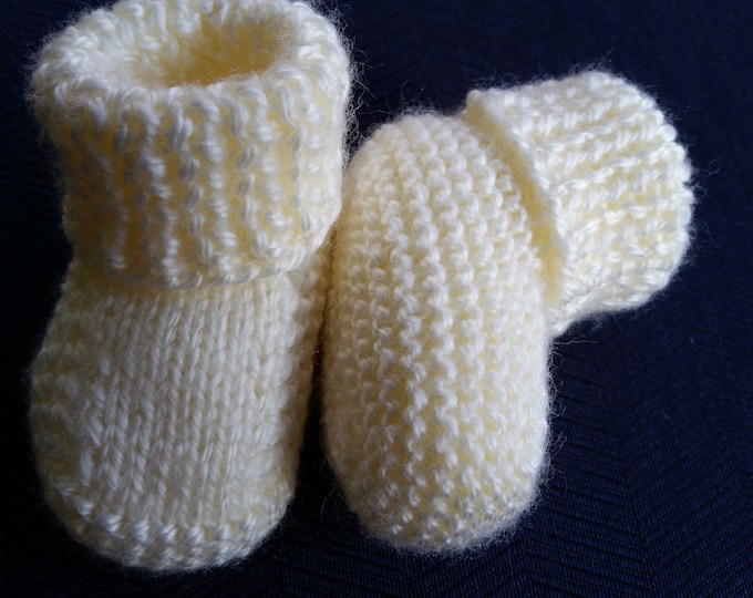 knitted baby nike booties