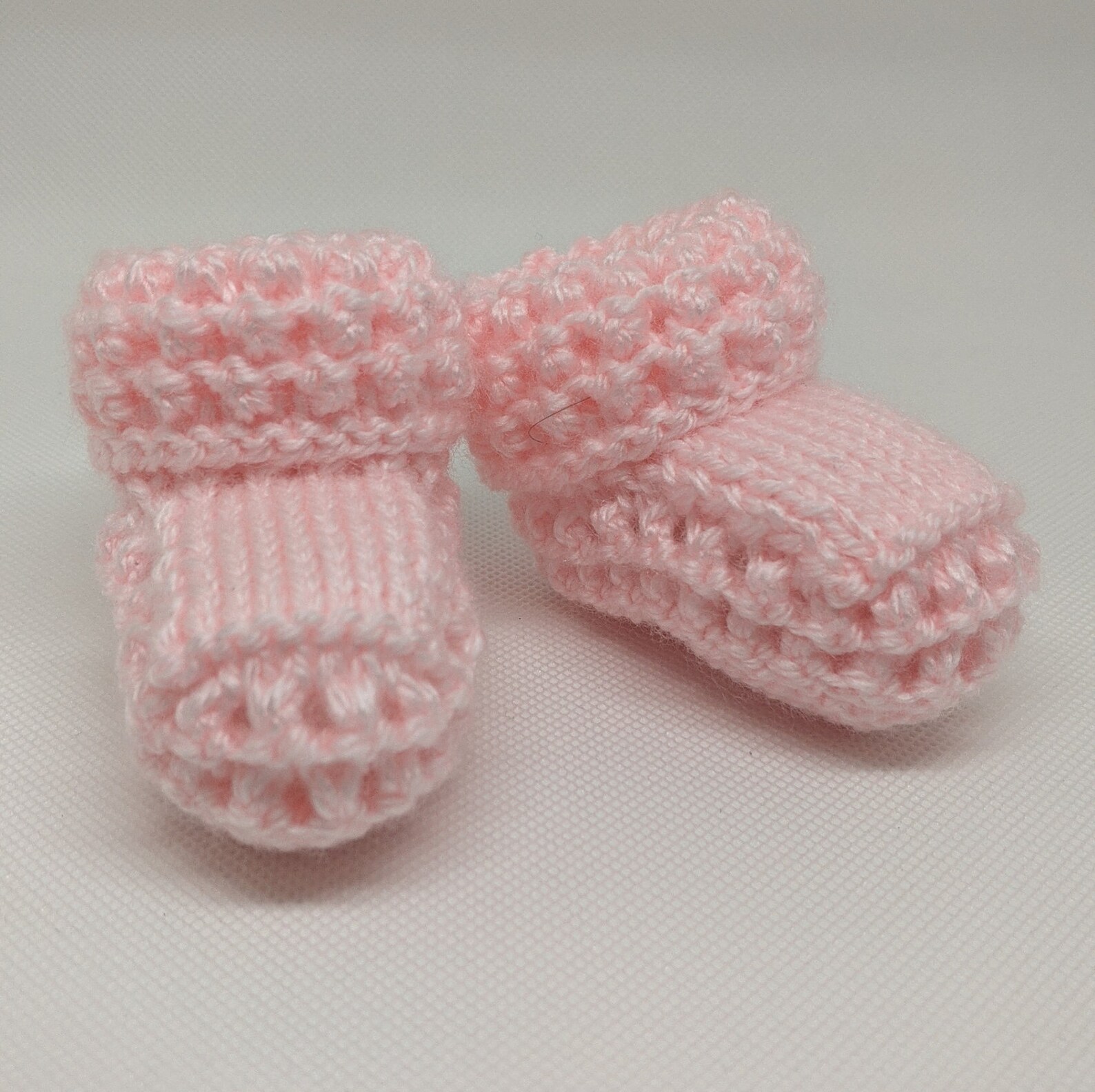 Baby Girl Booties Knitted Baby Booties Newborn Booties Baby Etsy