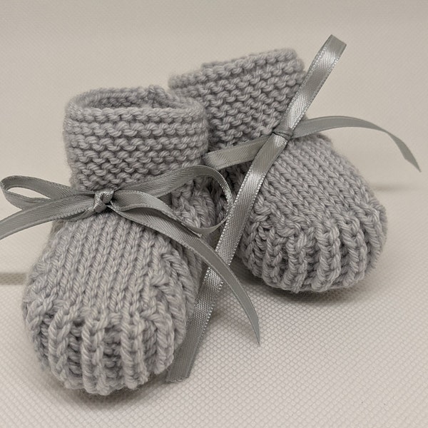 Newborn Boy Booties Etsy