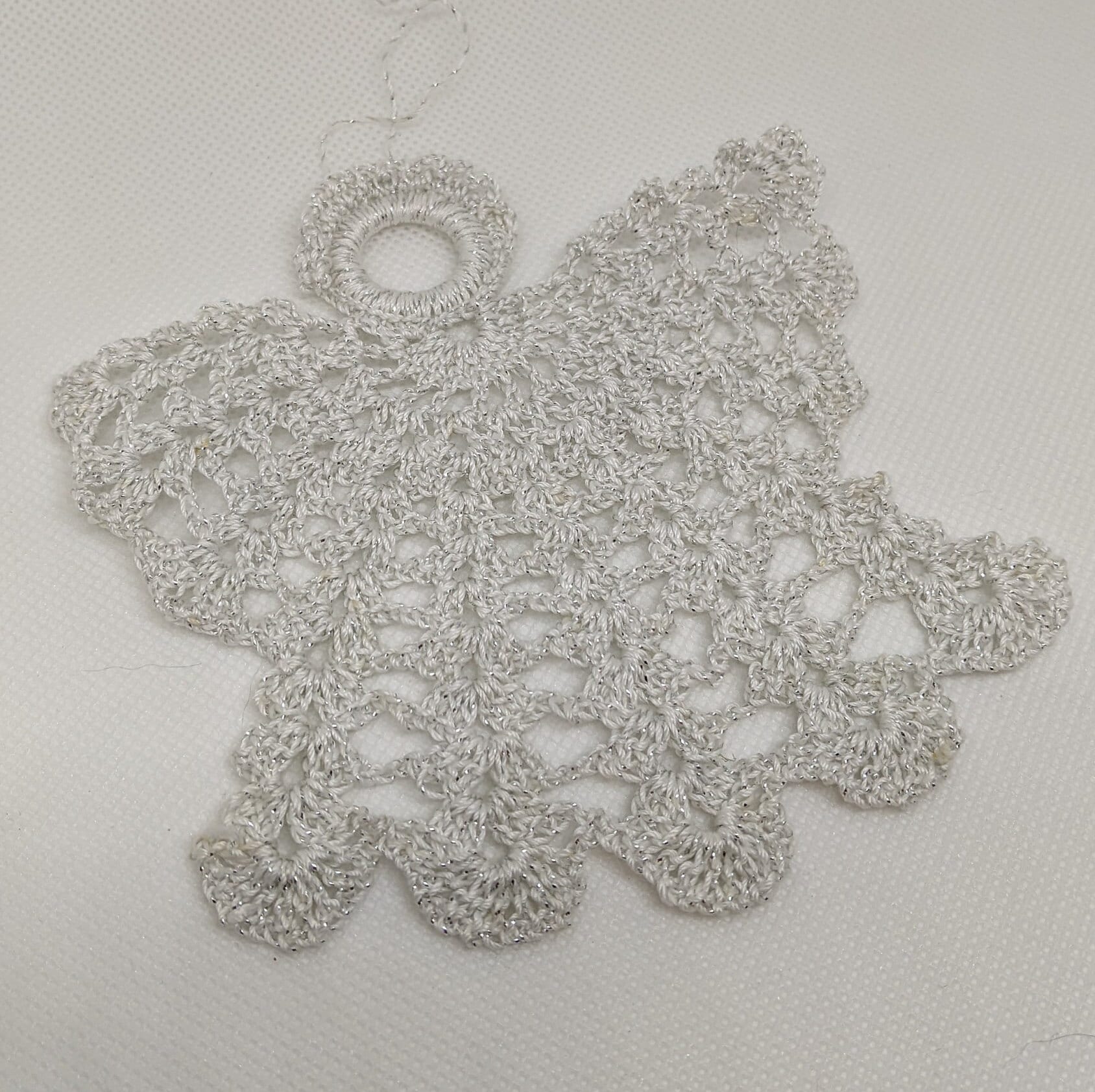 Kit Crochet Ange En Laine - Ornement Fait Main 15 Cm - Pour Noël, Décoration Maison - Débutants Bienvenus - 2