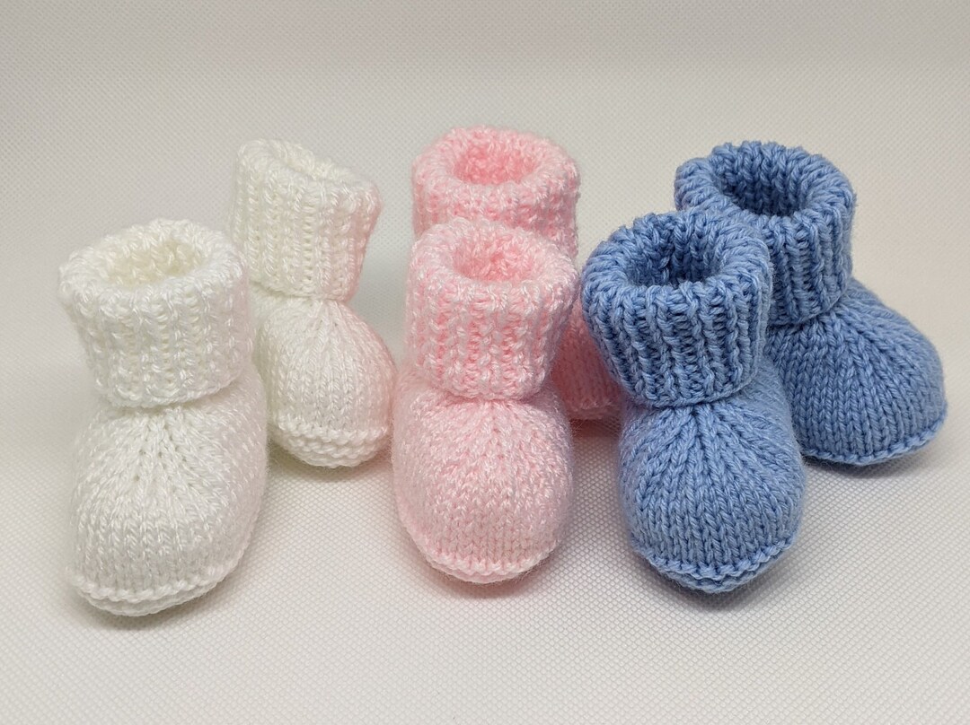 knitted baby nike booties