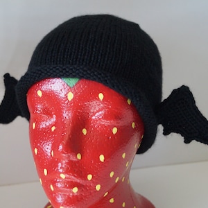 Bat wing beanie - available in multiple colors, hats, applique, goth, winter hat, alternative fashion
