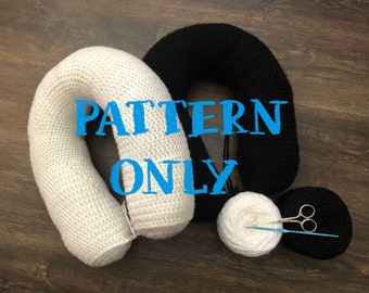Neck Pillow [[DIGITAL CROCHET PATTERN]] beginner friendly