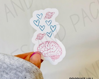 Love on the Brain sticker | Made in-house | Officially licensed by Ali Hazelwood