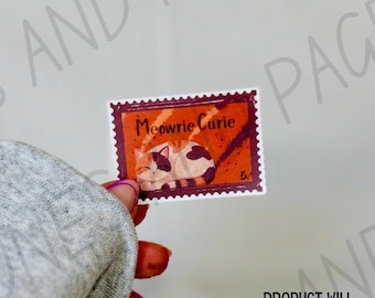 Meowrie Curie sticker | Love on the Brain | Made in-house | Officially licensed by Ali Hazelwood