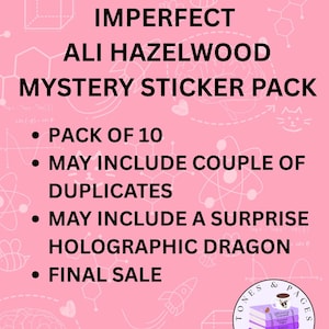 Ali Hazelwood Mystery Imperfect Sticker Pack | Officially licensed