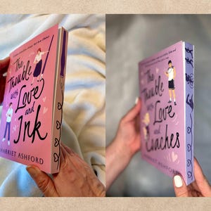 Signed Sprayed Edges | The Trouble series by Harriet Ashford