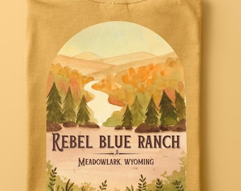 Rebel Blue Ranch shirt | Made in-house | Officially licensed by Lyla Sage