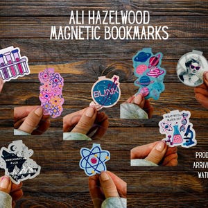 Ali Hazelwood Magnetic Bookmarks | Made in-house | Officially licensed