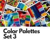 Color Palette Set 3: 45 Printable Color Combinations (Digital Download)
