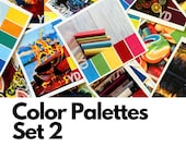 Color Palette Set 2: 45 Printable Color Schemes (Artist Tool)