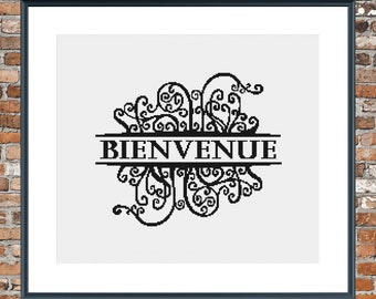 Bienvenue - a Counted Cross Stitch Pattern