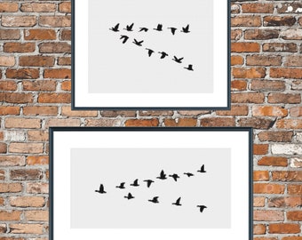 Flying Geese - Two Counted Cross Stitch Patterns