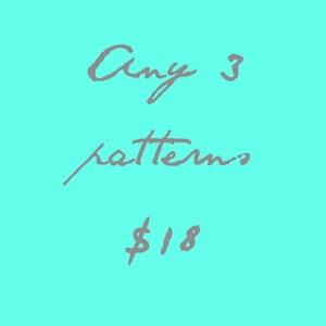 Cross Stitch Patterns - Choose 3