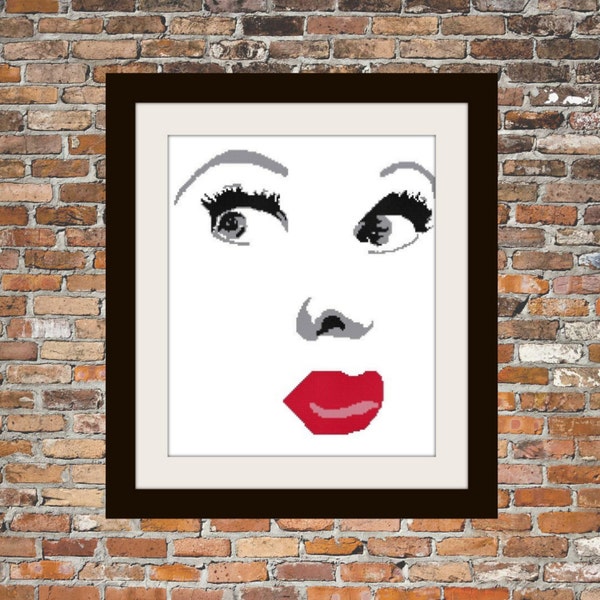 Lucille Ball - a Counted Cross Stitch Pattern