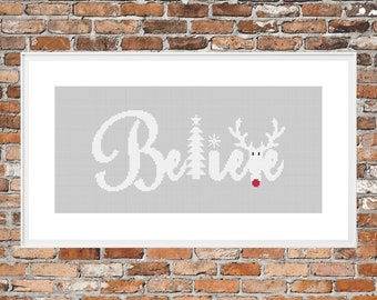 Believe - a Counted Cross Stitch Pattern