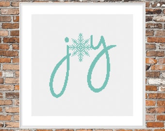 Snowflake Joy - a Counted Cross Stitch Pattern