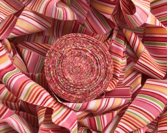 Rag Rug Fabric Strips 2 Inches Wide 31.25 Yards Long Etsy