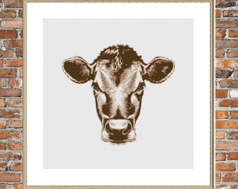 How Now Brown Cow - a Counted Cross Stitch Pattern