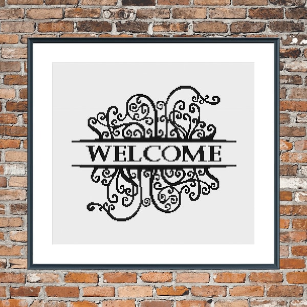 Welcome - a Counted Cross Stitch Pattern