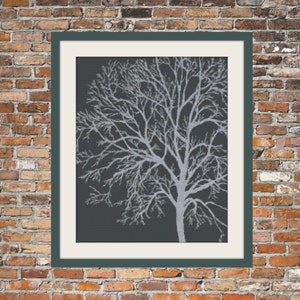 Silver Birch - a Counted Cross Stitch Pattern