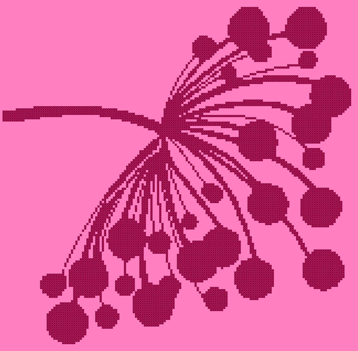The Languid Flower - a Counted Cross Stitch Pattern - Etsy