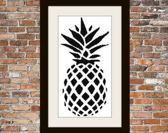 Perfekte Ananas - ein gezähltes Kreuzstichmuster