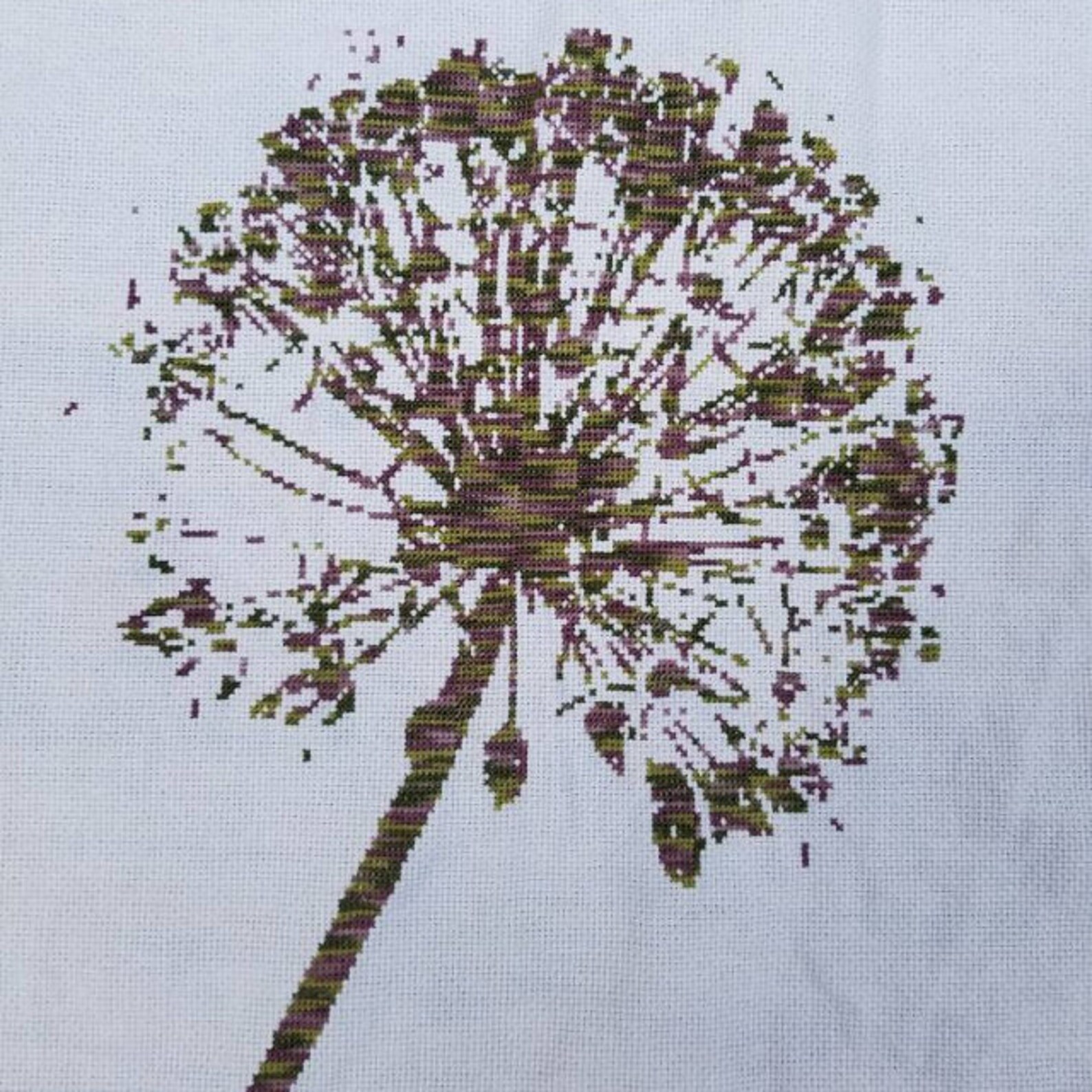 Dandelion Counted Cross Stitch Pattern - Etsy