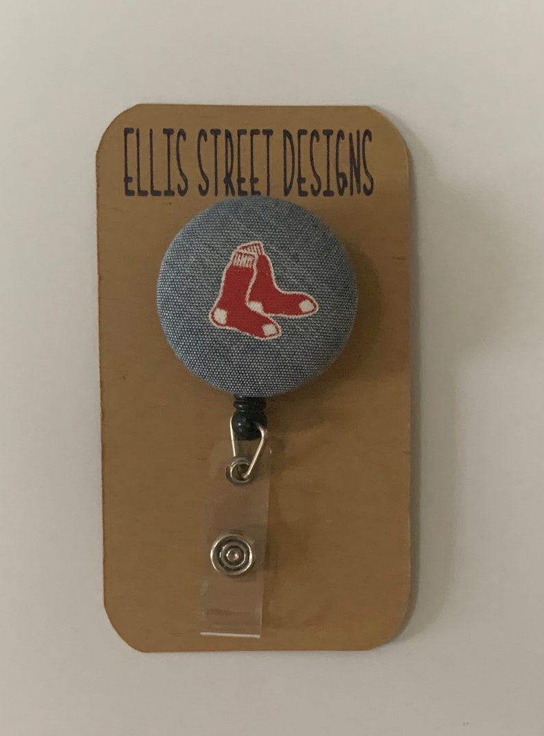 Boston Red Sox Retractable Badge ID Holder Belt Clip or Etsy