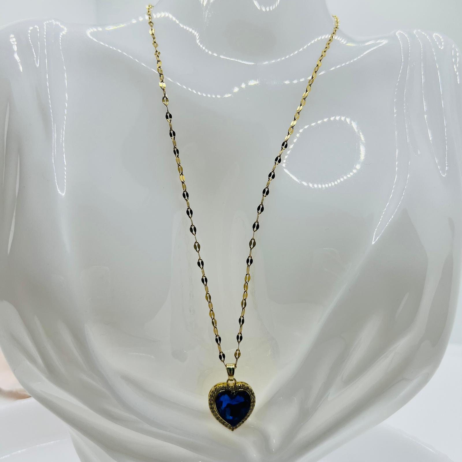 Titanic Heart Pendant Necklace, 18 Karat Gold Plated - Etsy
