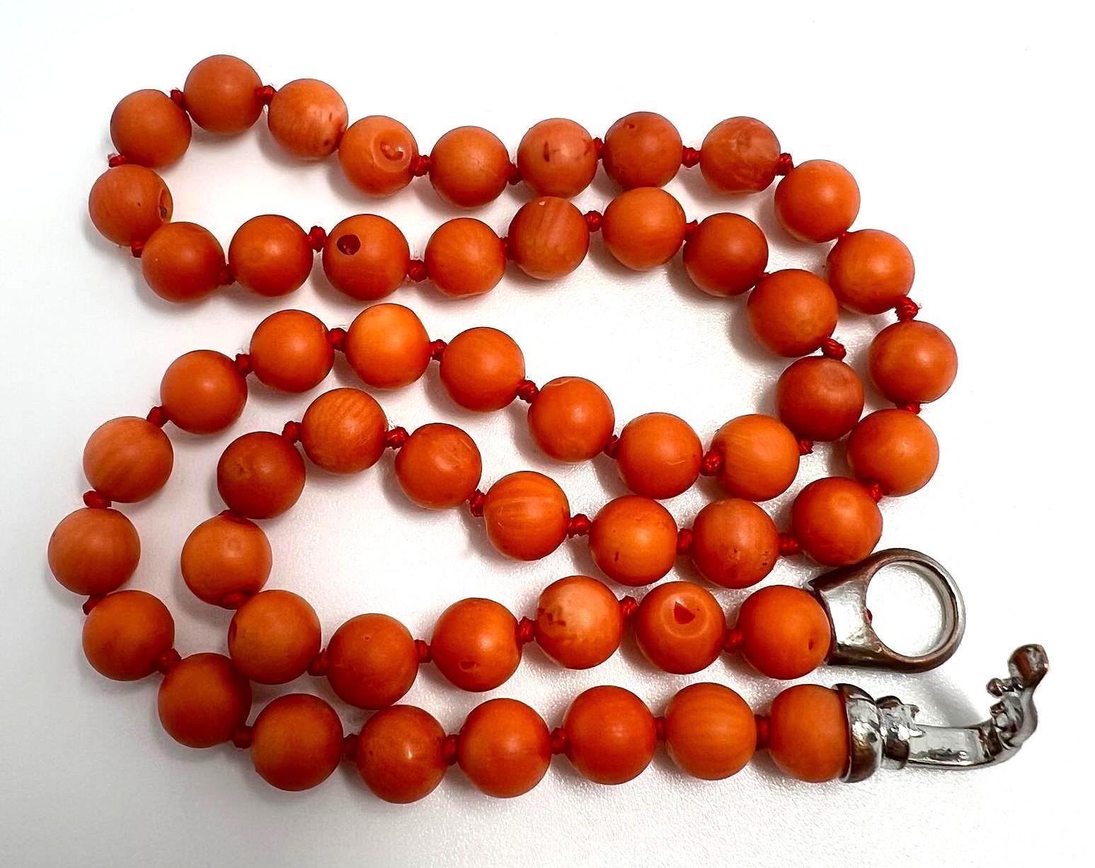 本物の赤珊瑚で作られたヴィンテージ珊瑚ネックレス - Etsy 日本