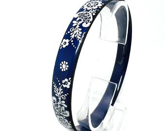 Michaela Frey Vintage Bangle – Rarity With Floral Enamel  display picture 1