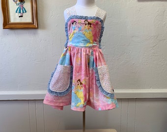 Pink Disney Princess Romper Dress Sundress Sz 3