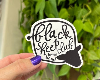 Black Sheep Club Born Baad Sticker