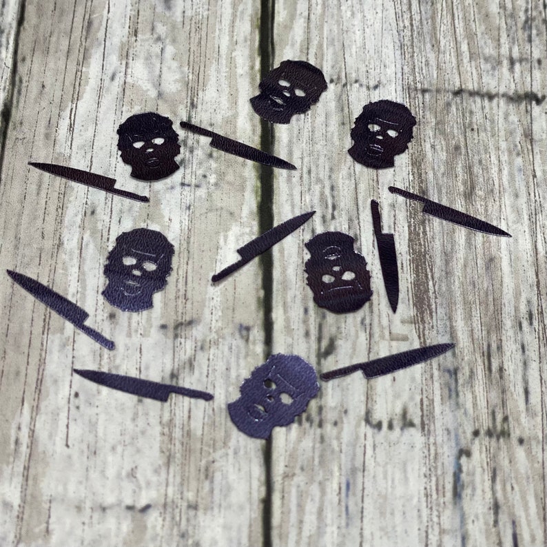 Michael Myers Horror Halloween Holographic Foil Confetti Free Ship image 1