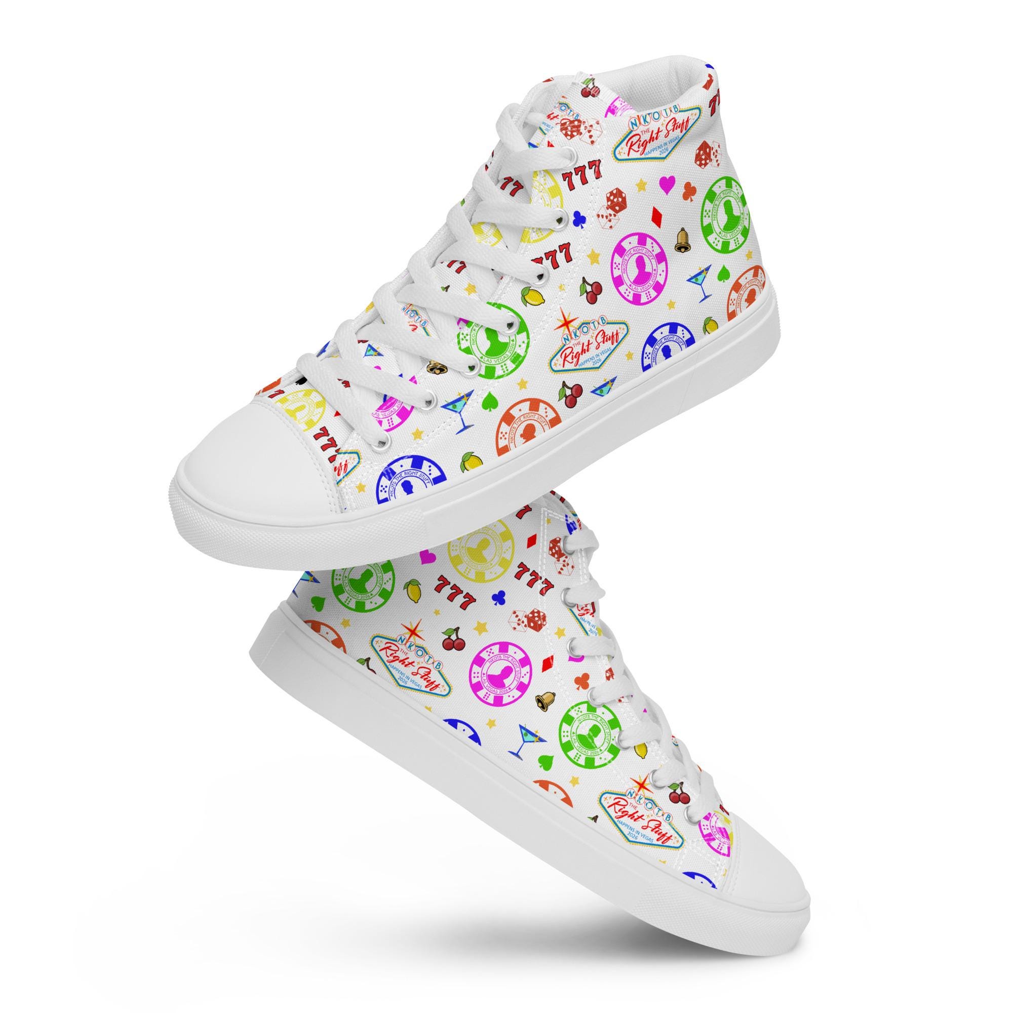 NKOTB Blockhead Poker 2026 the Right Stuff Las Vegas High Top Canvas ...