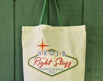 NKOTB New Kids On The Block Right Stuff Las Vegas Blockhead Tote bag