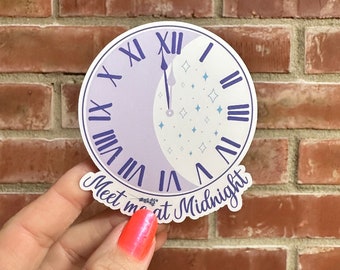 Midnights Swiftie Clock Lavendar Sticker