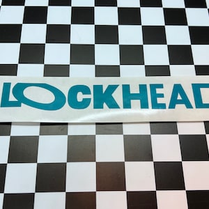 NKOTB Blockhead Holographic, Solid or Glitter Colors Vinyl Sticker Car Decal image 4
