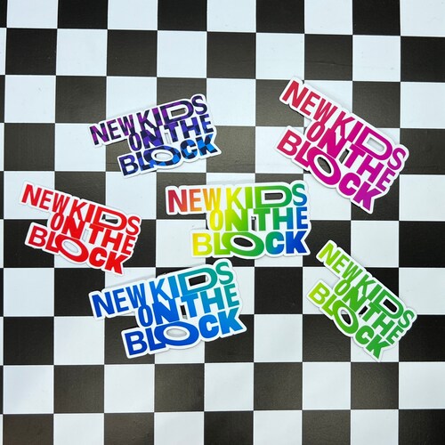 NKOTB New Kids on the Block Glossy Sticker 80s Retro - Etsy