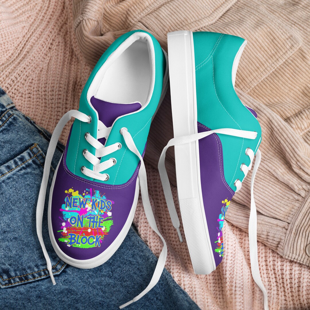 デザイン◎ 80s~90s  Japan Vintage Shoes NKOTB Graffiti Colorblock Retro 80s Style Women's Tennis Shoes - Etsy