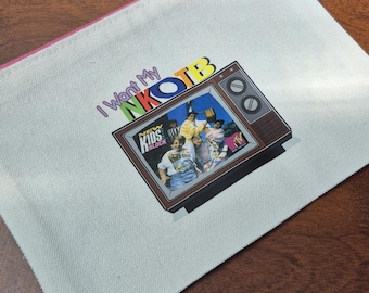 NKOTB New Kids On The Block Right Stuff Las Vegas Blockhead For Life Zip Bag