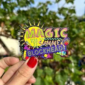Sticker NKOTB Magic Summer 2024 New Kids on The Block noir