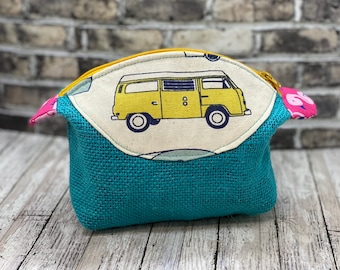 VW Vanagon Camper Cosmetic Essentials Boxy Pouch