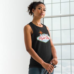 Camiseta sin mangas para damas NKOTB Blockhead The Right Stuff Vegas Poker