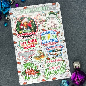 Griswalds Weihnachtsferien Stickerbogen