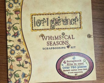 Lori Gardner Whimsical Seasons Scrapbook Junk Journal Kit Ephemera
