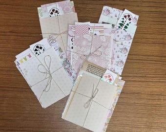 Junk Journal Mystery Scrapbooking Ephemera Sticker Supply Kit 20pc