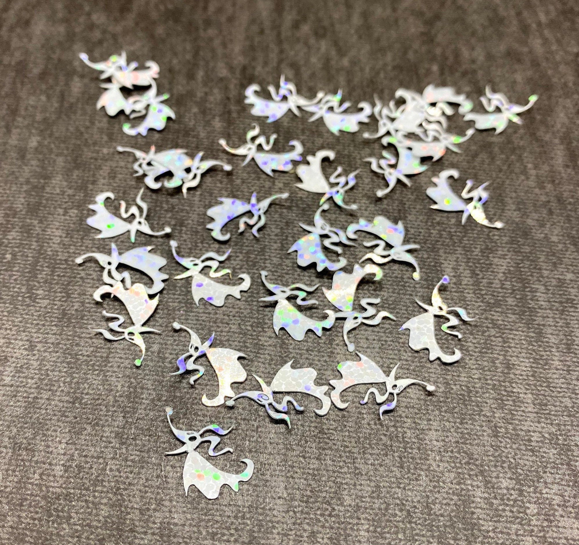 Zero Dog Nightmare Before Christmas Holographic Confetti Free Ship